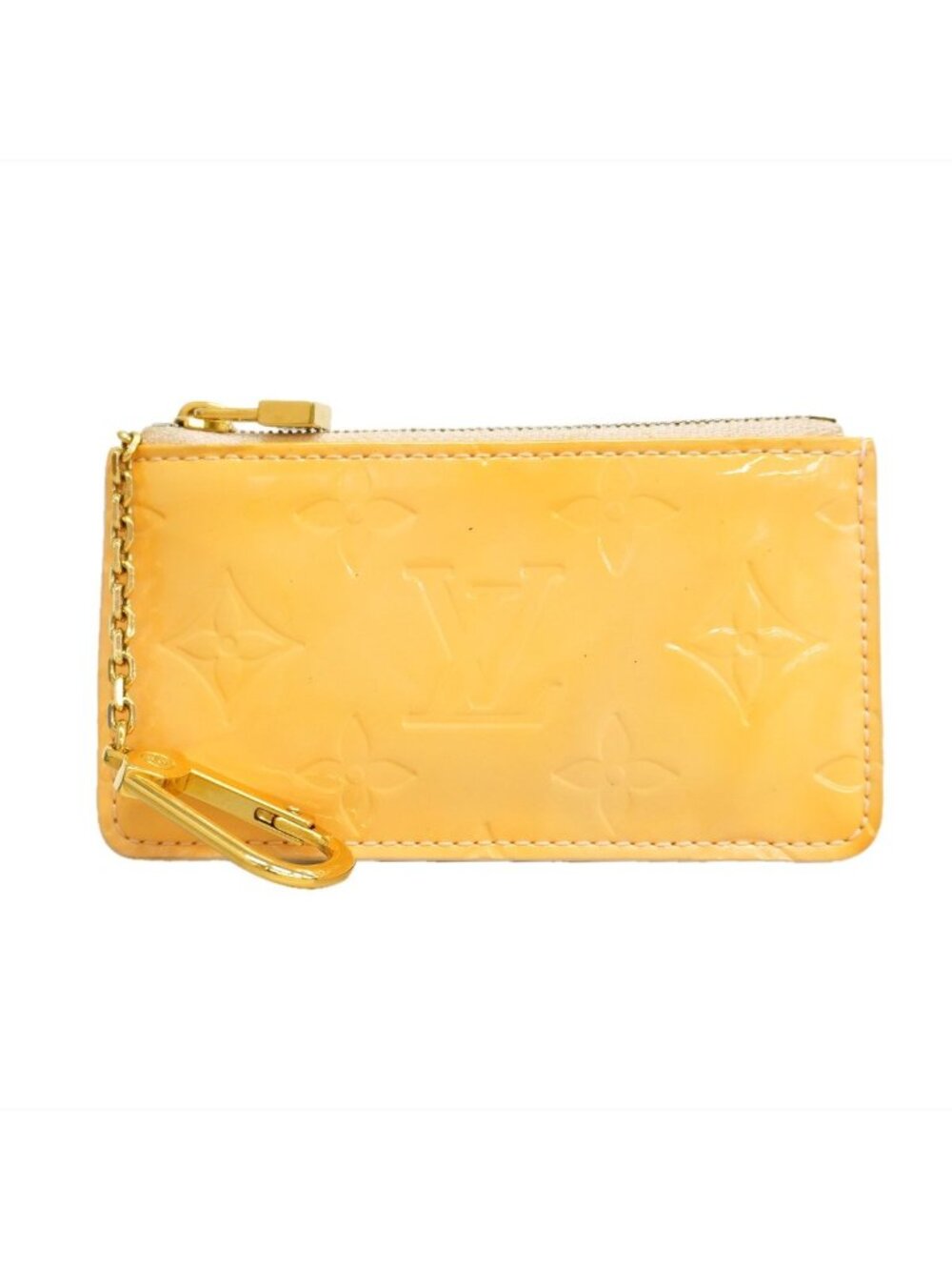 Louis Vuitton Coin Purse Vernis Pochette Cles Marshmallow Pink